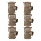 Tee Soldavel de Redução 50x40mm Fortlev Encanamento 6und Tee Soldavel de Redução 50x40mm Fortlev Encanamento 6und