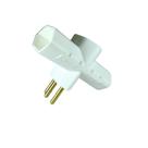 Tee Tomada 3 Saidas 2P+T 10A 250V Branco
