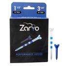 Tees de golfe Zario Performance Series 8,3 cm e 3,8 cm de plástico 50 ct Tees de golfe Zario Performance Series 8,3 cm e 3,8 cm de plástico 50 ct