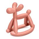 Teether MIRALOOP Jellydog Baby Silicone Rocking Coral Red