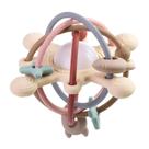 Teether Toy Eoopoon Baby Silicone de 3 meses ou mais com Rattle Navajo