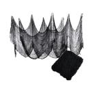 Teia de Aranha Artificial para Decoração de Halloween - 2m/4m - Gaze Preta