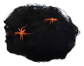 Teia De Aranha Decorativa Halloween Preta C/1 Unidade Teia De Aranha Decorativa Halloween Preta C/1 Unidade