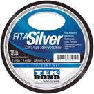 Tek Fita Adesiva Silver 48Mmx 5M-Preta