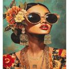 Tela 3d Mujer1 50x70 Just Home Collection
