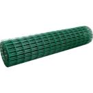 Tela Alambrado, cor Verde, Malha 10 cm x 5 cm, fio 2,5 mm, com 1,5 m x 25 m (altura x Comprimento), 3723, Morlan