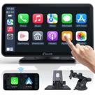 Tela CarPlay Carpuride 701 Android Auto/Apple CarPlay de 7 polegadas