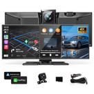 Tela CarPlay Kuayvan 11,5" com Câmera de Ré 4K, GPS e Conexão Sem Fio