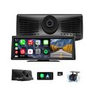 Tela CarPlay sem fio e 2K Dash Cam 8,1" Apenet estéreo automotivo