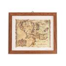 Tela de arte de parede O Senhor dos Anéis Mapa da Terra Média 35x30cm