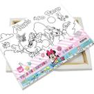 Tela de Pintura com Guache 6 Cores Sortidas e Pincel Minnie