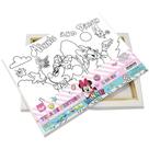 Tela De Pintura Minnie Com Pincel E Tintas Guache Dac Tela De Pintura Minnie Com Pincel E Tintas Guache Dac