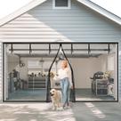 Tela de porta de garagem PICK FOR LIFE Fecho magnético de 4,9 x 2,7 m Tela de porta de garagem PICK FOR LIFE Fecho magnético de 4,9 x 2,7 m