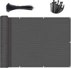 Tela de privacidade para varanda SUNNY GUARD cinza escuro 80x150cm