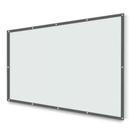 Tela de Projeção Grande para Projetor com Material Premium Dobrável Fácil Transporte Ilhos 150 Polegadas Matte White Cinema Telão