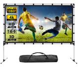Tela de projetor AZXRHWYGS 120 polegadas 16:9 4K HD com suporte Tela de projetor AZXRHWYGS 120 polegadas 16:9 4K HD com suporte