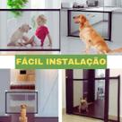 Tela de Proteção Cerca para Cães Cachorro Gatos Crianças Bebê Pet para Portas Sala Cozinha Varanda Quarto Removível