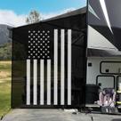 Tela de proteção lateral de toldo Tentproinc RV 2,7 m x 2,1 m com bandeira