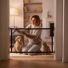 Tela de Proteção para Cães e Gatos 1,5x1,5m Rede Transparente Resistente UV Segurança Varanda Janela
