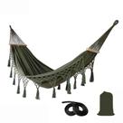 Tela de rede com borlas para pátio de acampamento ao ar livre 200x150cm
