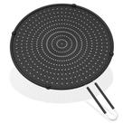Tela de respingos de silicone INYOU para frigideira de 33 cm preta