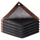 Tela De Sombreamento Preta Para Pérgola, Plantas, Estufa, Jardim E Pátio Com Borda Reforçada E