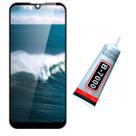 Tela Display Lcd Touch Para Moto E6i Preto + Cola