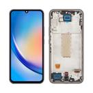 Tela Display Lcd Touch Screen Para A34 Original Com Aro
