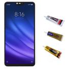 Tela Display Touch Para Mi 8 Lite Preto + Cola 110ml