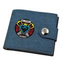 Tela fina dobrável para personagens de anime Wallet Kingdoms Hearts