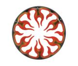Tela Fire Star automotivo 15 polegadas Grafitada - Preta/fogo