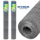 Tela Galinheiro 2 POL Fio 22 x 1.80 X 50 Metros Kit com 2 Rolos MORLAN Tela Galinheiro 2 POL Fio 22 x 1.80 X 50 Metros Kit com 2 Rolos MORLAN