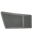 Tela Grade Ar Difusor Painel Lateral Kadett 85 A 94 LE Cinza