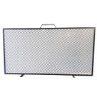 Tela Grade De Proteção Lareiras 100x40 Ouro Envelhecido