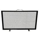 Tela Grade De Proteção Para Lareiras 70x40 Ouro Envelhecid