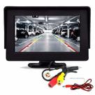 Tela LED 4.3 Digital TFT 24V 2x Entradas RCA Colorida