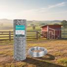 Tela Mangueirão Fio 18 1,00x50m Malha 3 Galvanizada Cercamento Rural Hexagonal Porcos