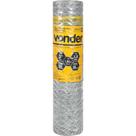 Tela metálica hexagonal, malha 3", 16 BWG x 1,0 m, com 50 m, mangueirão, VONDER