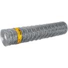 Tela Metálica Hexagonal, Mangueirão, Malha 3", 18 BWG x 1,2 m, com 50 m, Vonder