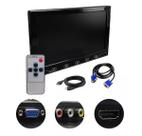 Tela Monitor Lcd 10.1 Polegadas Entrada Hdmi Vga Av