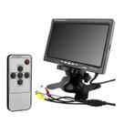 Tela monitor lcd 7 polegadas para câmera de ré e frontal