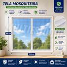 Tela Mosquiteira com tiras autocolantes 105x105cm Proteção Contra Insetos com Fácil Instalação Tela Mosquiteira com tiras autocolantes 105x105cm Proteção Contra Insetos com Fácil Instalação