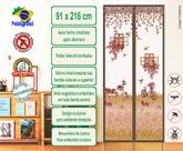 Tela mosquiteira magnética anti insetos mosquitos 91x215 cm