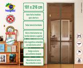 Tela mosquiteira magnética auto fecho anti insetos mosquitos 101 x 216 cm
