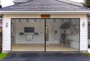 Tela Mosquiteira para Garagem Elytsemoh 498x248cm Fibra de Vidro para 2 Carros
