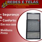 Tela Mosquiteira Regulável para Janelas, Preta