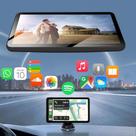Tela Multimídia Portátil Universal Com Espelhamento Sem Fio, Bluetooth, Tela de 7, USB e Carplay - Não precisa de moldur