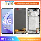 Tela OLED TFT LCD Com Digitalizador Touch Screen Para Xiaomi Redmi Note 10 pro 4G M2101K6G M2101K6R