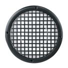Tela para Alto Falante Permak 8 Polegadas Aro Ferro 4 Furos Profissional Quadrado Preto
