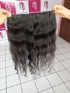 Tela para mega hair cabelo humano liso ondulado 50cm um metro 80g Tela para mega hair cabelo humano liso ondulado 50cm um metro 80g